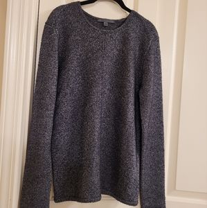 John Varvatos M Grey Metallic Sweater